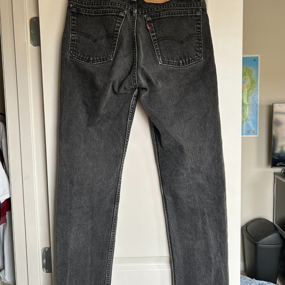 Levi's Mom Jeans Vintage Grey 505 - Picture 2 of 3